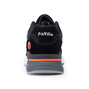 Extra Wide Women's Walking Sneakers, Lightweight for Flat Feet & Plantar Fasciitis, Heel Pain Relief