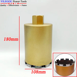 "180mm Diamond Core Drill Bit Set with SDS Adapter for Concrete & Bridge Drilling"