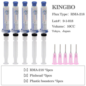 10cc No-Clean Soldering Paste with Needle Flux RMA-218