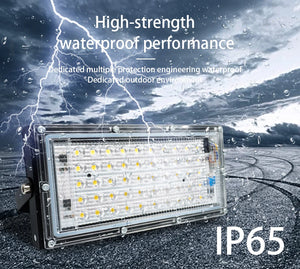 100W LED Flood Lights Outdoor Waterproof IP65, 4-Pack, 50W/110V/220V Spotlights for Garden, Garage, Yard Lighting