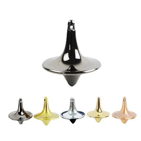 28mm Mini Metal Spinning Top Gyro Toy for Collectors & Decor - Perfect Birthday Gift