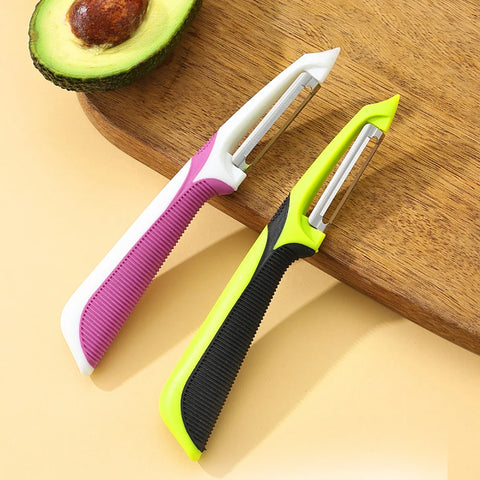 Ergonomic Non-Slip Vegetable & Fruit Peeler - Durable Kitchen Utensil