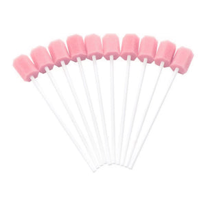 100-Pack Disposable Oral Swabs for Dental and Mouth Care