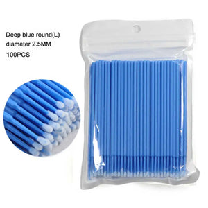 100-Pack Disposable Mascara Wands for Lash Extensions & Makeup