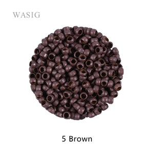 1000pcs 2.5mm Micro Nano Rings for Hair Extensions - 7 Color Options