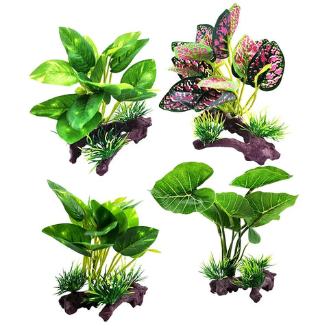 Aquarium Grass Plants & Fish Tank Decor Accessories