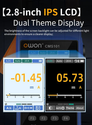 1000A AC/DC Current Clamp Ammeter Digital Oscilloscope with Bluetooth Recorder and Multifunction Tester