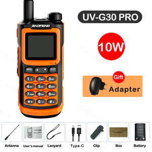 2025 Long Range Walkie Talkie 1000 Channel UHF VHF Ham Radio FM USB-C Charge Waterproof 2-Way Radio