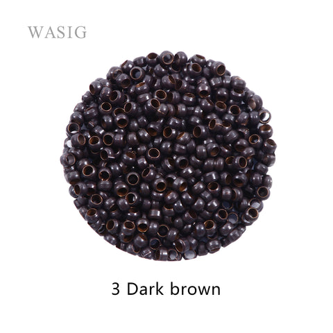 1000pcs 2.5mm Micro Nano Rings for Hair Extensions - 7 Color Options