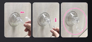 10-Pack Heavy-Duty Suction Cup Hooks for Kitchen, Bathroom, Shower Storage