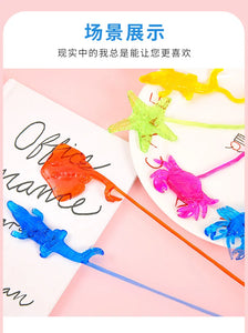 10-Pack Sea Animal Stretchy Toys - Party Favors & Classroom Prizes for Kids