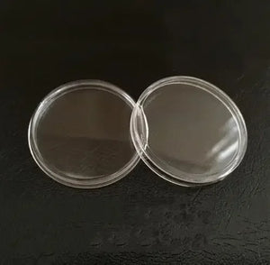 100-Pack Adjustable Coin Holders 16-46mm, Coin Storage Organizer Set