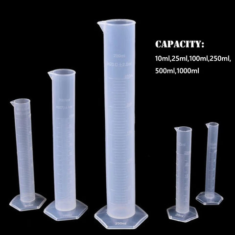 Graduated Measuring Cylinder Set 10ml-1000ml - Lab Precision Tool