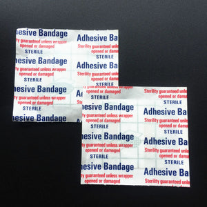 100pcs Waterproof Transparent Square Bandages 38x38mm - Adhesive Wound Plaster Dressing