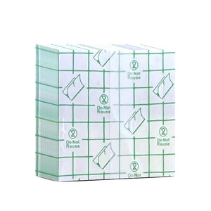 100pcs Large Curved Square Transparent Waterproof Adhesive Wound Healing Dressing Tape Bandages
