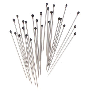 100 Pcs Stainless Steel Insect Pins with Plastic Box for Entomology & Lab Use