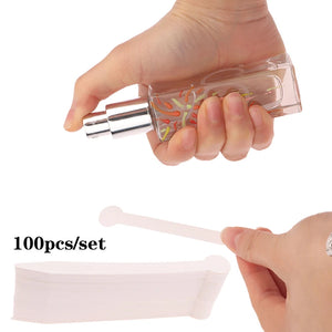 100-Pack Essential Oil Test Strips - 130mm Aromatherapy Scent Blotter Papers
