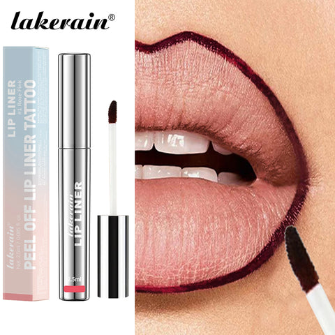 4-Piece Matte Lip Liner & Stain Set - Waterproof, Long-Lasting, No Transfer