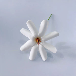 100pcs Foam Tiare Flower Hair Picks Tropical Polynesian Hula Accessories