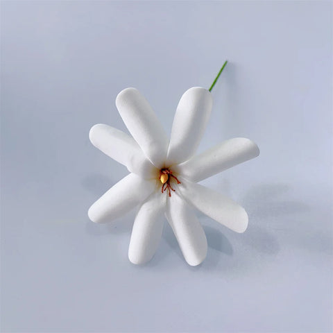 100pcs Foam Tiare Flower Hair Picks Tropical Polynesian Hula Accessories