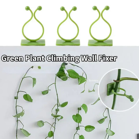 20-Pack Plant Trellis Clips for Vines & Garden Support - Indoor/Outdoor Clamps