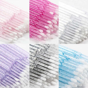 100-Pack Disposable Mascara Wands for Lash Extensions & Makeup