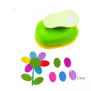 1.5cm Scrapbook Paper Punch Cutter for DIY Crafting, Foam, Photo, Card Shapes