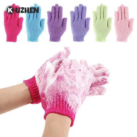 Exfoliating Body Scrub Gloves - Smooth Skin Shower Mitts