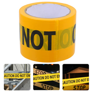 100m No Entry Warning Tape - Caution Do Not Enter Safety Barrier for Props