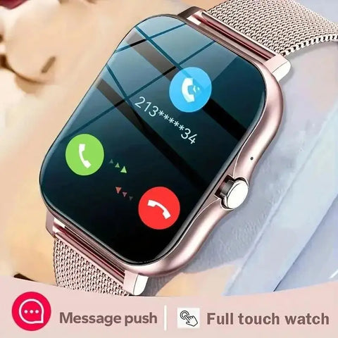 2024 Smartwatch 1.44" Screen Bluetooth Call Blood Oxygen/Pressure Monitor for Women & Men