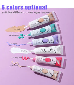 Matte White Waterproof Eyeshadow Primer & Concealer Base - Long-lasting Makeup Finish