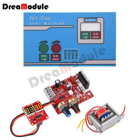 Dual Voltage Spot Welding Machine Control Panel, Digital Display, Single Pulse, 100A, AC110V/AC220V