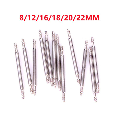 10pcs Watch Band Spring Bars Pins Set for Strap Repair 8-22mm Watchmaker Tools