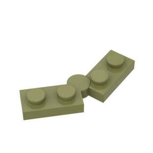 10-Pack Swivel Hinge Plates 1x4 Building Blocks Compatible with Leading Kids' Construction Sets
