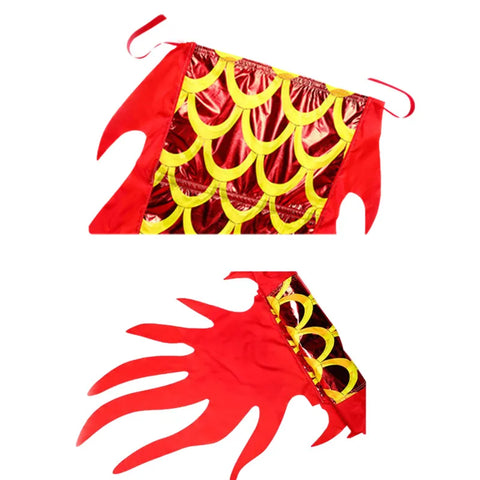 Chinese Dragon Dance Body Accessory, 6m, Outdoor Festival Props, Compatible with Head, One-Sided Square Dancer Supplies