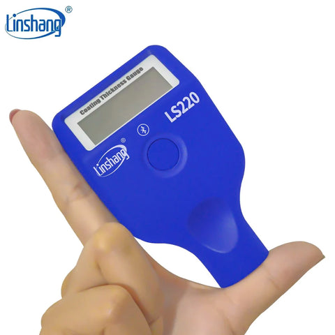 Digital Paint Coating Thickness Gauge 0-2000µm 0.1µm Probe for Car Auto Film - LCD Screen