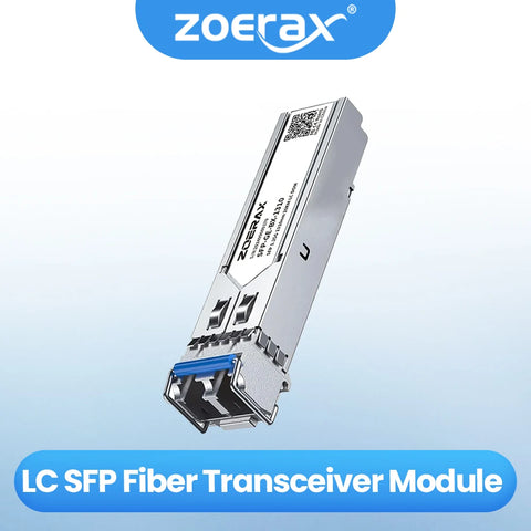 1.25g/10g LC SFP Single-Mode Duplex Fiber Optic Transceiver Module 1000Base-LX 1310nm 20km DDM