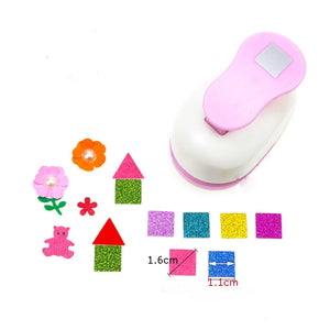 1.5cm Scrapbook Paper Punch Cutter for DIY Crafting, Foam, Photo, Card Shapes