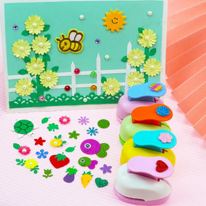1.5cm Scrapbook Paper Punch Cutter for DIY Crafting, Foam, Photo, Card Shapes