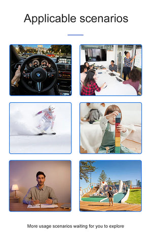1080p Mini Camera with Night Vision and WiFi - Law Enforcement and Sports Action Recorder