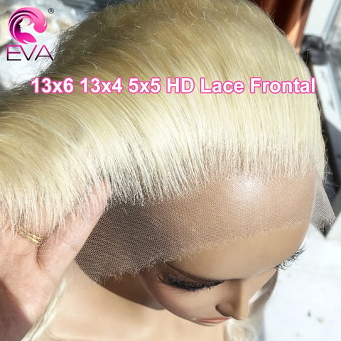 Blonde 613 HD Lace Frontal Closure 13x6 & 5x5 Straight Body Wave Hair, Ultra Thin HD Lace