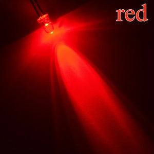 1000pcs 3mm LED Diode Kit: White, Red, Yellow, Blue, Green - Assorted Light Bulbs for DIY Electronics