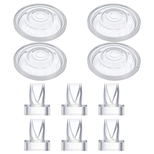 10-Piece Silicone Valve & Diaphragm Set for Electric Breast Pump Accessories