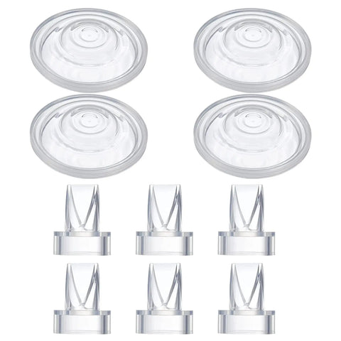 10-Piece Silicone Valve & Diaphragm Set for Electric Breast Pump Accessories