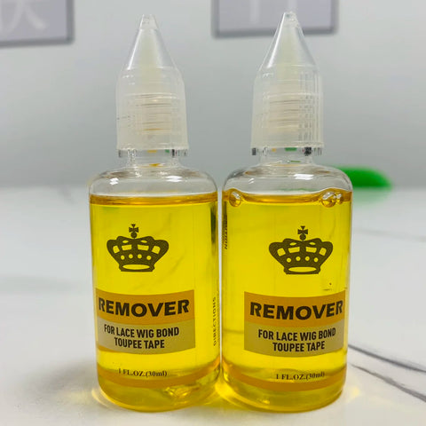 30ml Hair Glue Remover for Lace Wigs, Toupees, Skin Weft Tape, Hair Extensions - Professional Salon Haircare Accessory