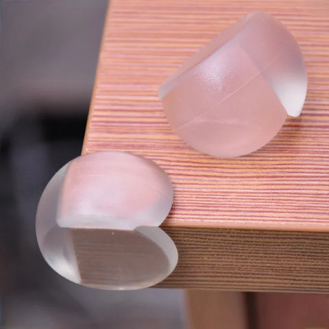 4pcs Clear Ball Table Corner Protectors for Baby Safety, Furniture Edge Guards, Anti-Collision Toddler Cover