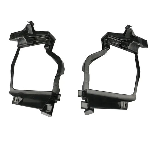 Headlight Mounting Brackets for BMW 5 Series E60 E61 525i 528xi 530i (Black) 63126936090 63126936089