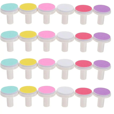 20pcs Baby Nail File Replacement Pads for Electric Trimmer, Safe Grinding Heads for Newborn, Infant, Toddler Kids