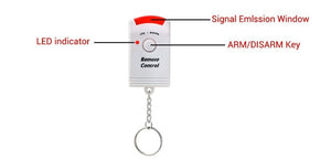 Wireless Motion Sensor Alarm Security System Remote-Controlled for Home Garage Indoor Outdoor