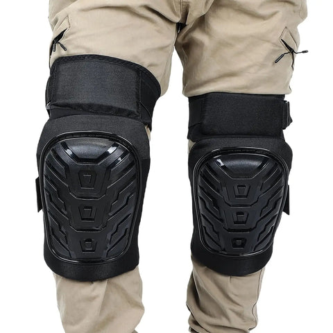 Heavy Duty Gel Knee Pads with Foam Padding and Double Straps for Construction Work